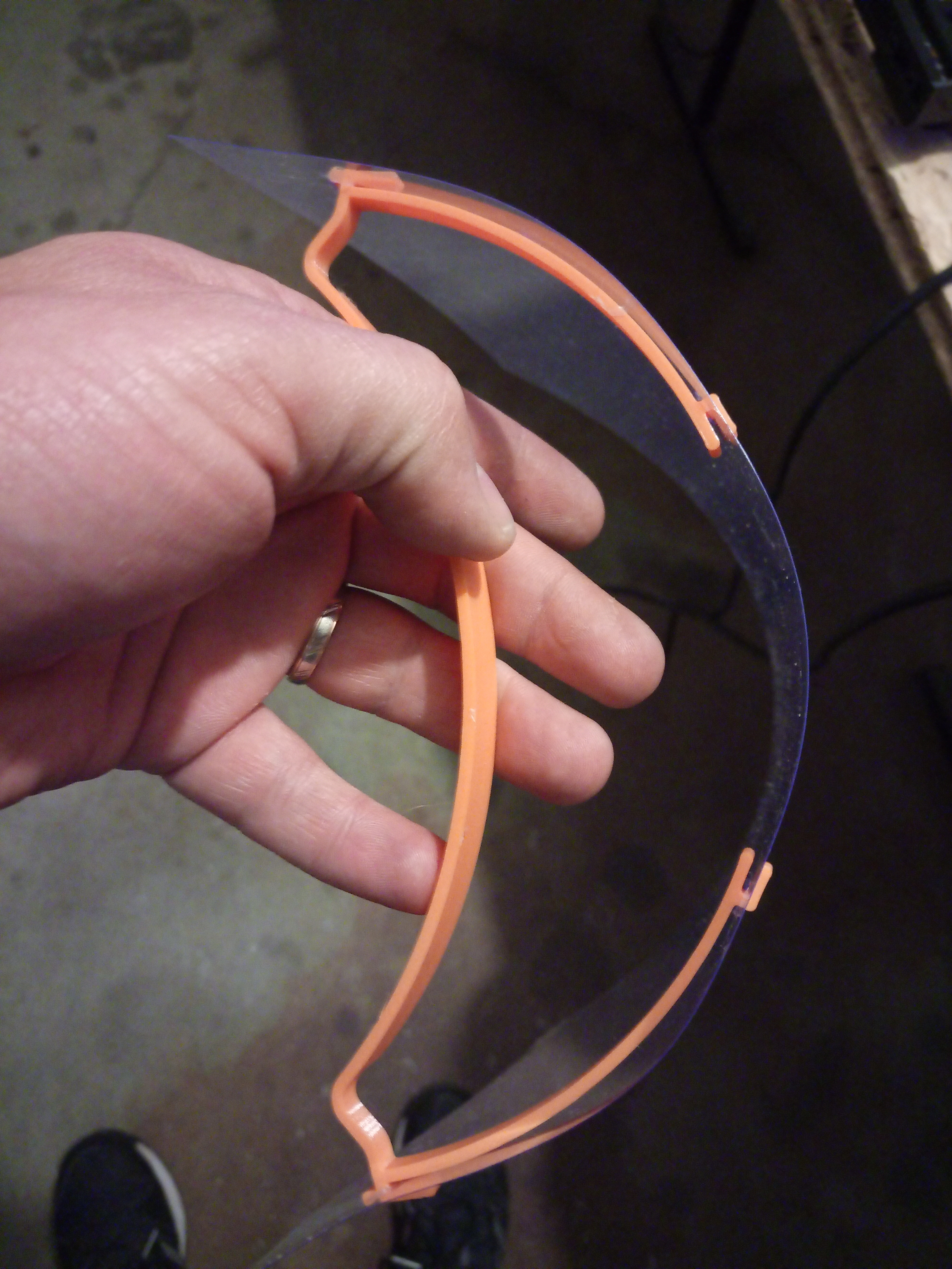 shield covid v30 yann vodable standard perforated sheet 3D model