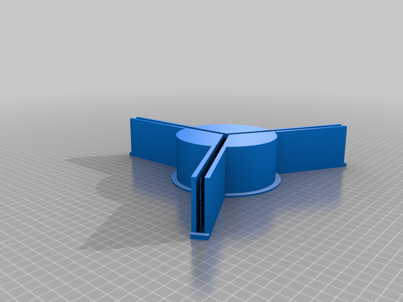 4" My Customized Parametric Model Rocket Fin Alignment Tool 3D model