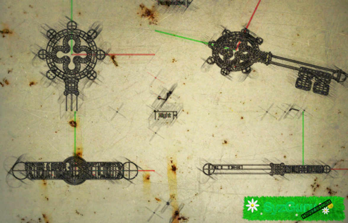 Free STL file deco key・Object to download and to 3D print・Cults