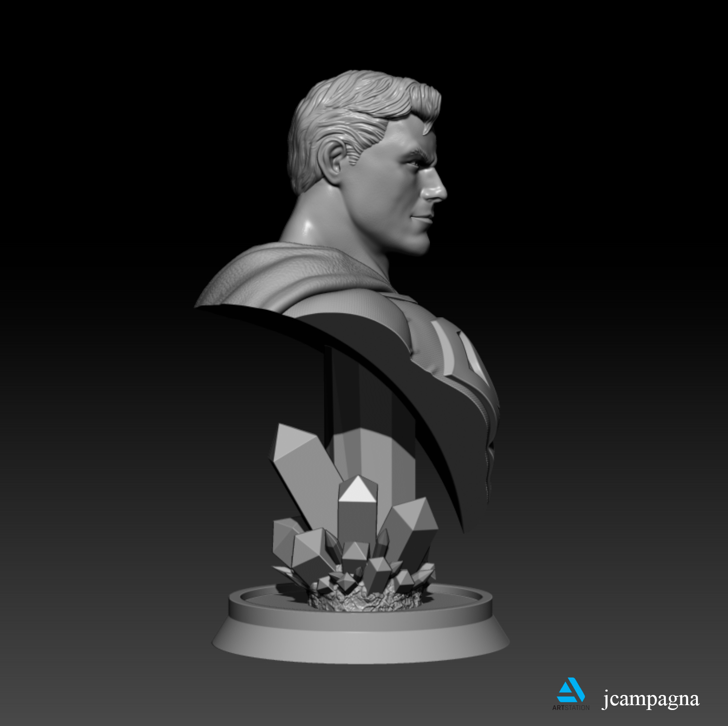 Archivo 3D Superman Bust - Alex Ross 3D print model・Design para ...