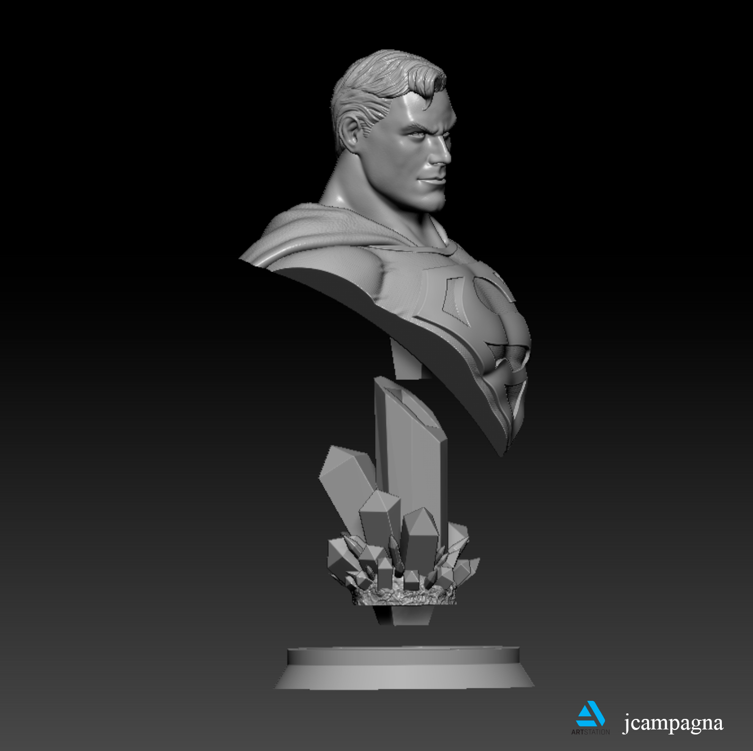 Archivo 3D Superman Bust - Alex Ross 3D print model・Design para ...
