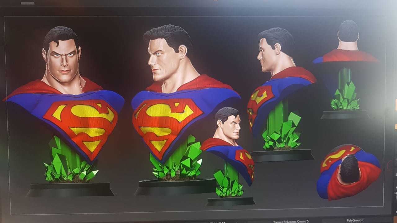 Archivo 3D Superman Bust - Alex Ross 3D print model・Design para ...