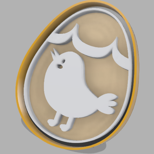Download STL file EASTER EGG COOKIE CUTTER 001 • Design to 3D print ・ Cults