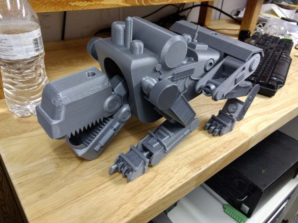 Download free STL file Panzerhund Robot Attack Dog • 3D printer ...