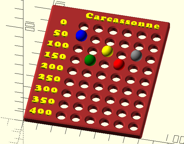 Free 3D file Carcassonne Scoring board・3D printable model to download・Cults