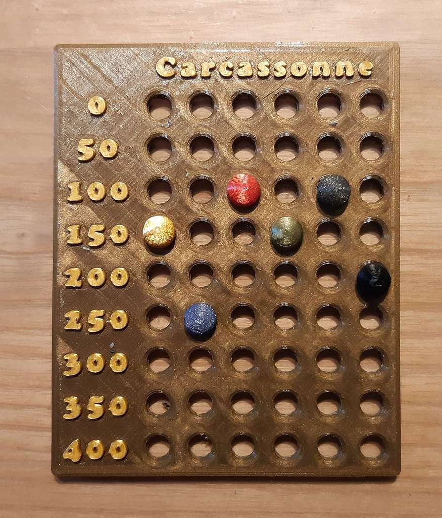Free 3D File Carcassonne Scoring Board 3D Printable Model To Download Cults