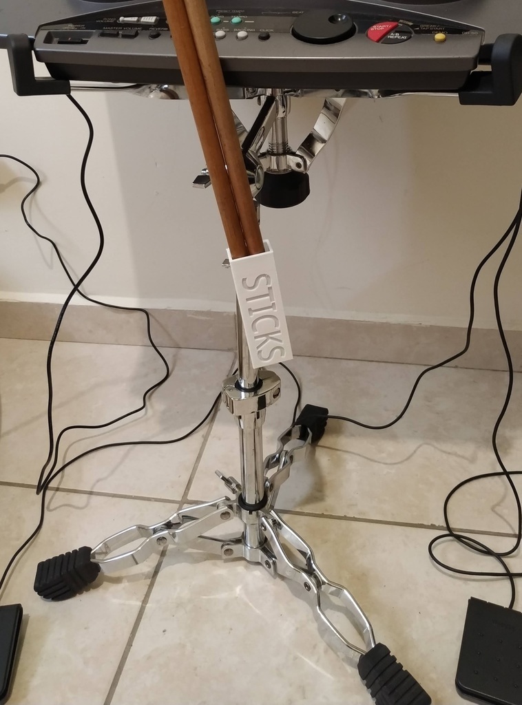 Free 3D file Drum Sticks Holder・3D printer model to download・Cults