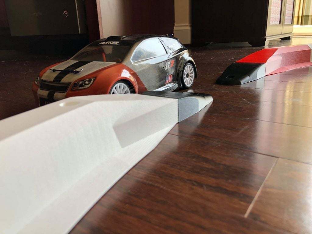Mini Track Barrier Free STL file RC Track Barrier compatible with Mini-Z foam border 🚁・3D ...