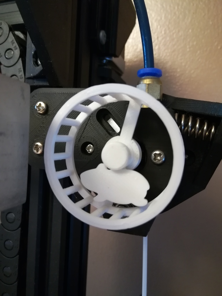 Free 3D file Hamster wheel extruder indicator・3D printing model to ...