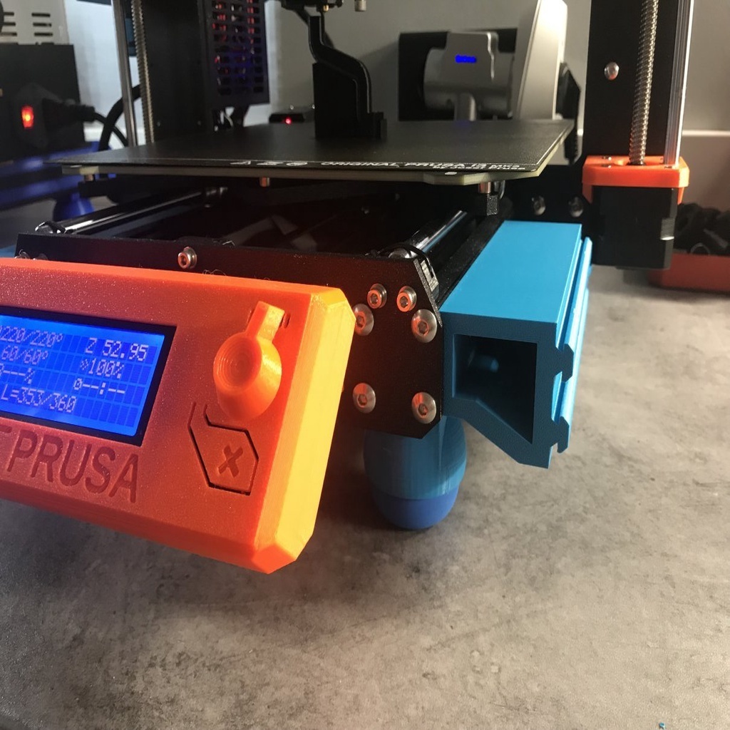 Frame Rails 3d Print Free 3D file Rail for structure of Prusa I3 MK3S・Template to download ...