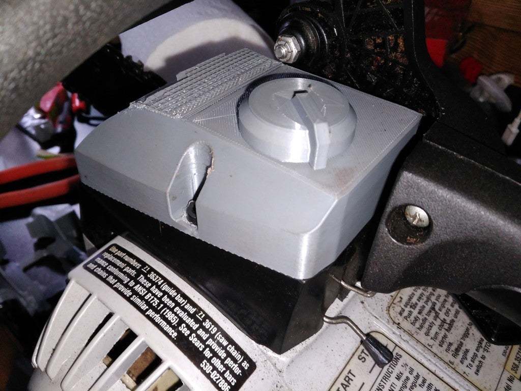 Free STL file Craftsman Chainsaw Air Intake・3D printable model to