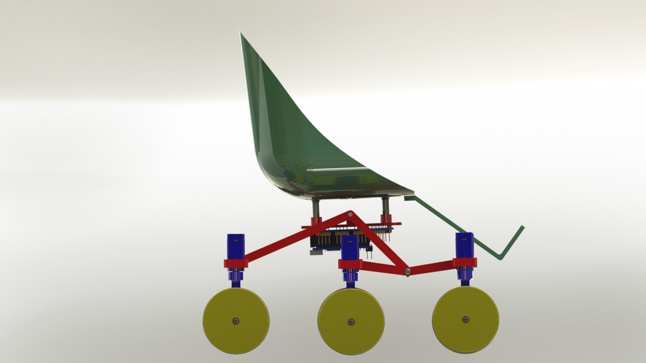 Descargar archivo STL gratis Prototipo de silla de ruedas Rocker Bogie ...