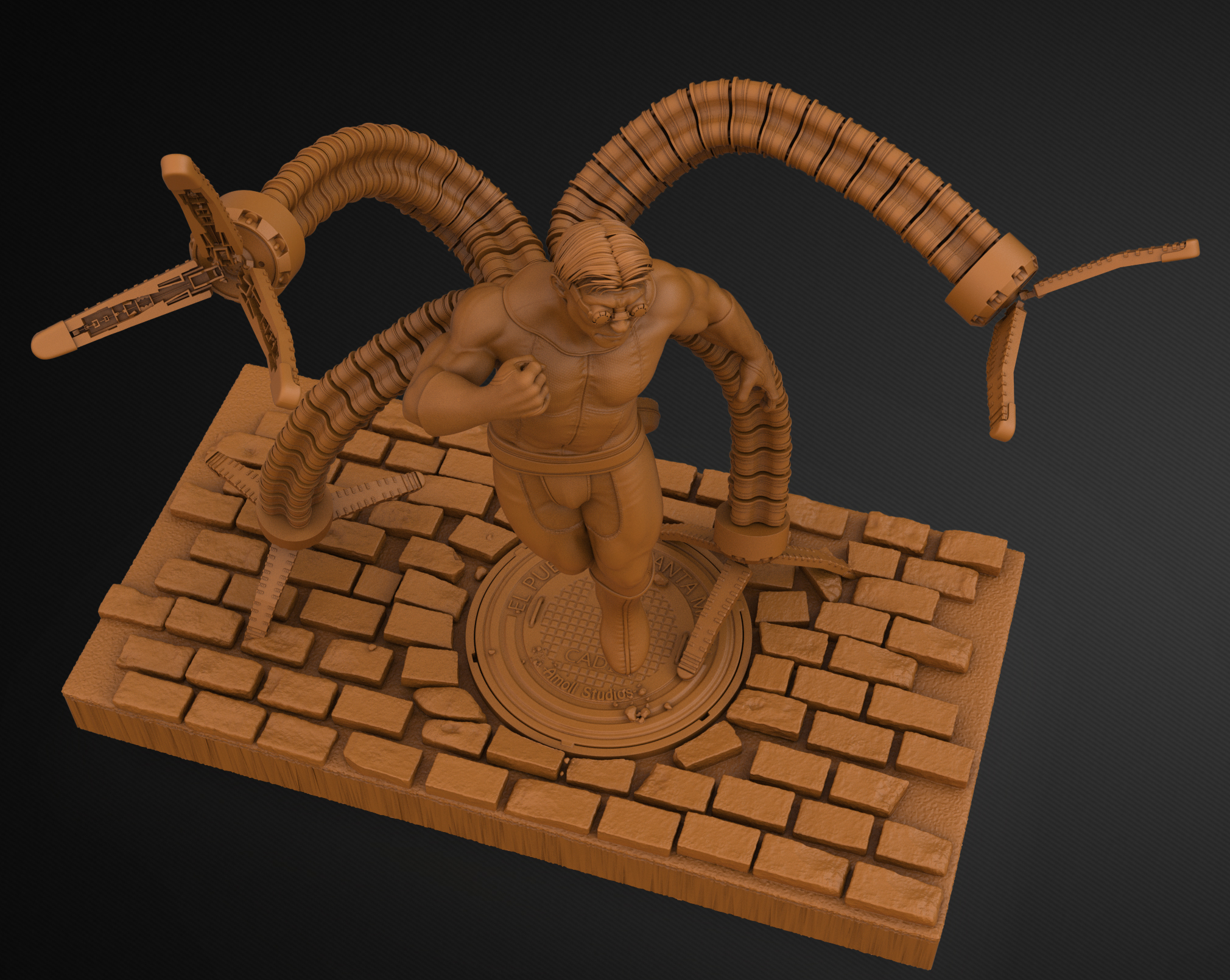 Free 3D file Doctor Octopus 🩺・3D print model to download・Cults