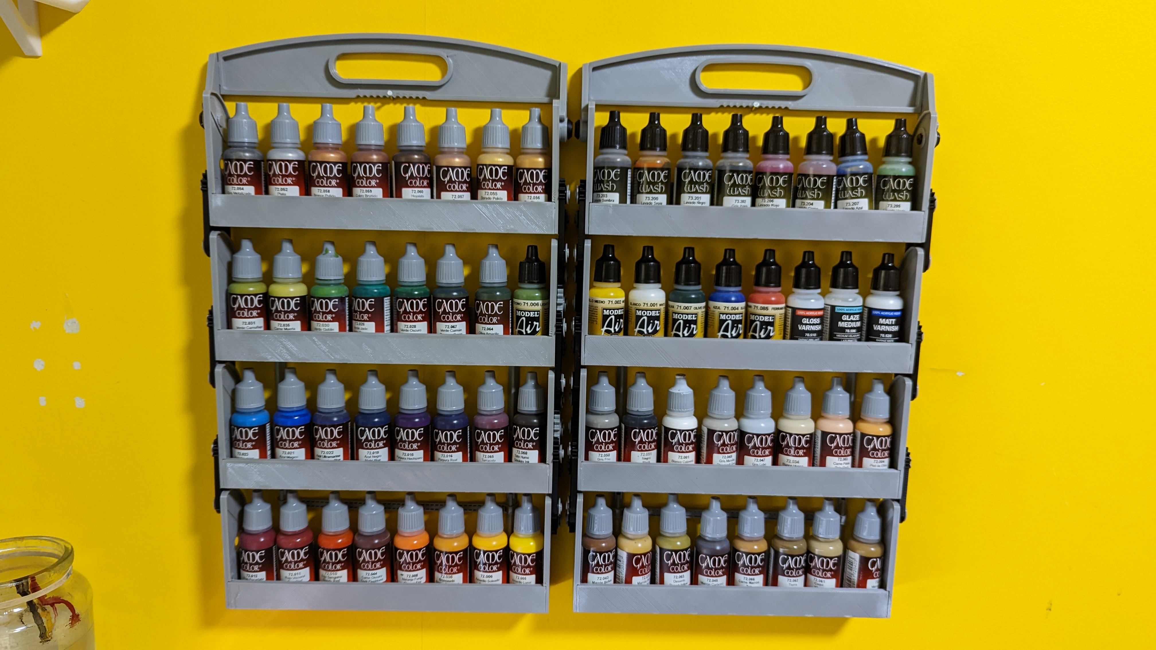 3D printable Scissor Paint Rack • made with Creality CR10V3・Cults
