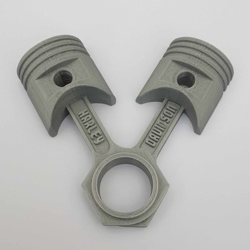 Download free 3D printer model Connecting rods and pistons Harley