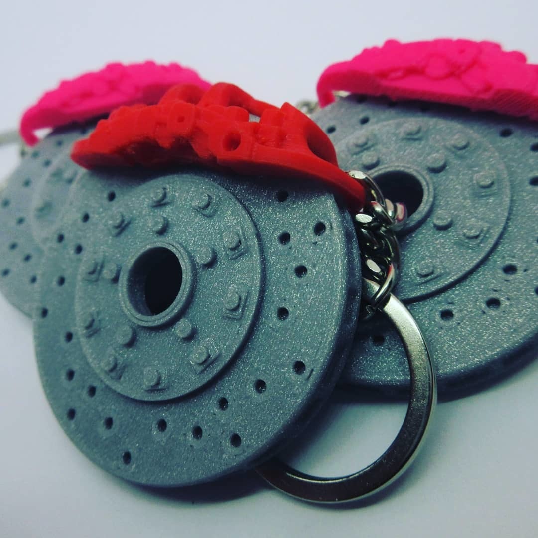 Free STL file Brake caliper Keychain 🗝️・3D printer design to download・Cults