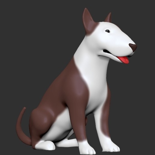 bull terrier and cats