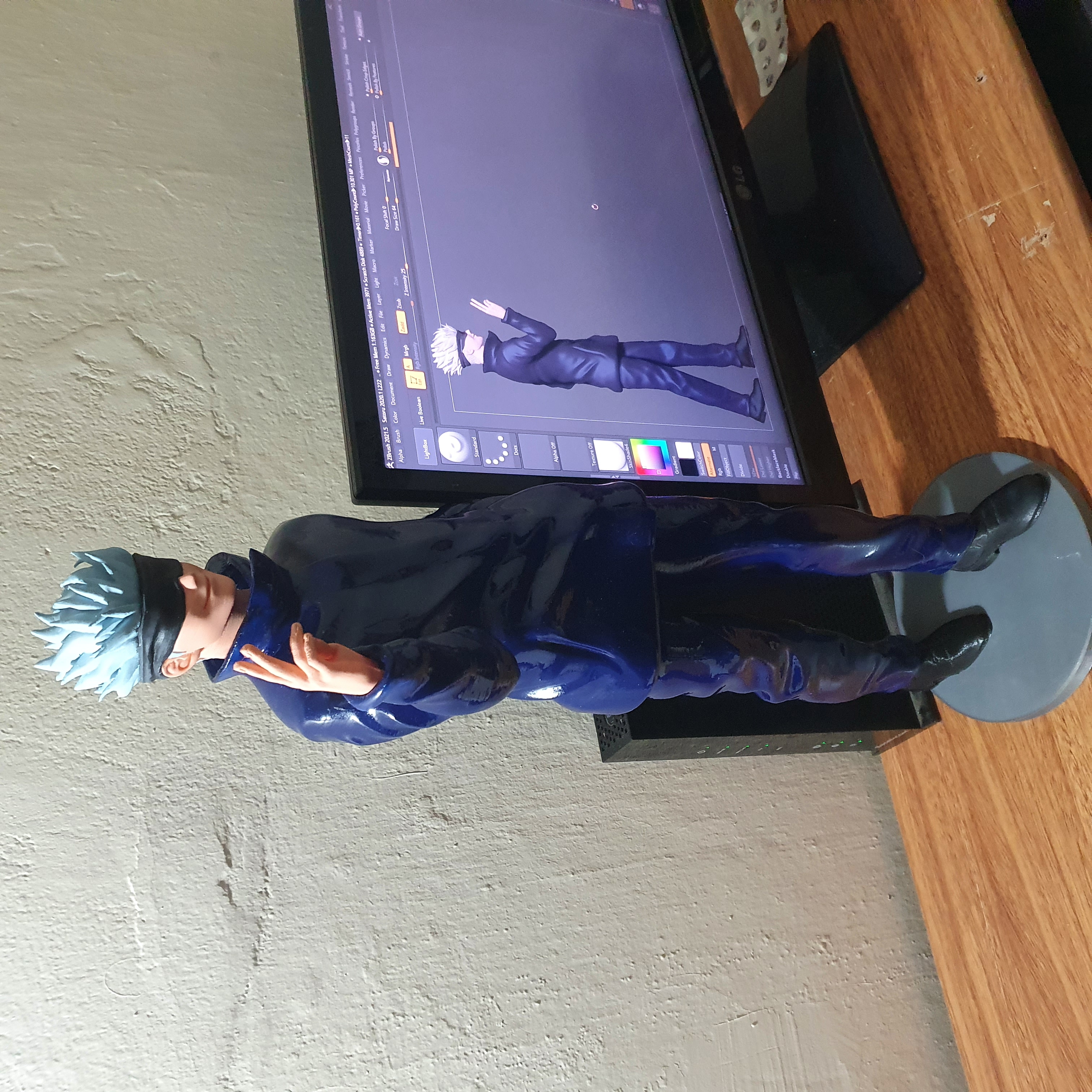 Gojo Rig 3D printing Satoru Gojo Jujutsu Kaisen 3D model • made with Creality CR ...