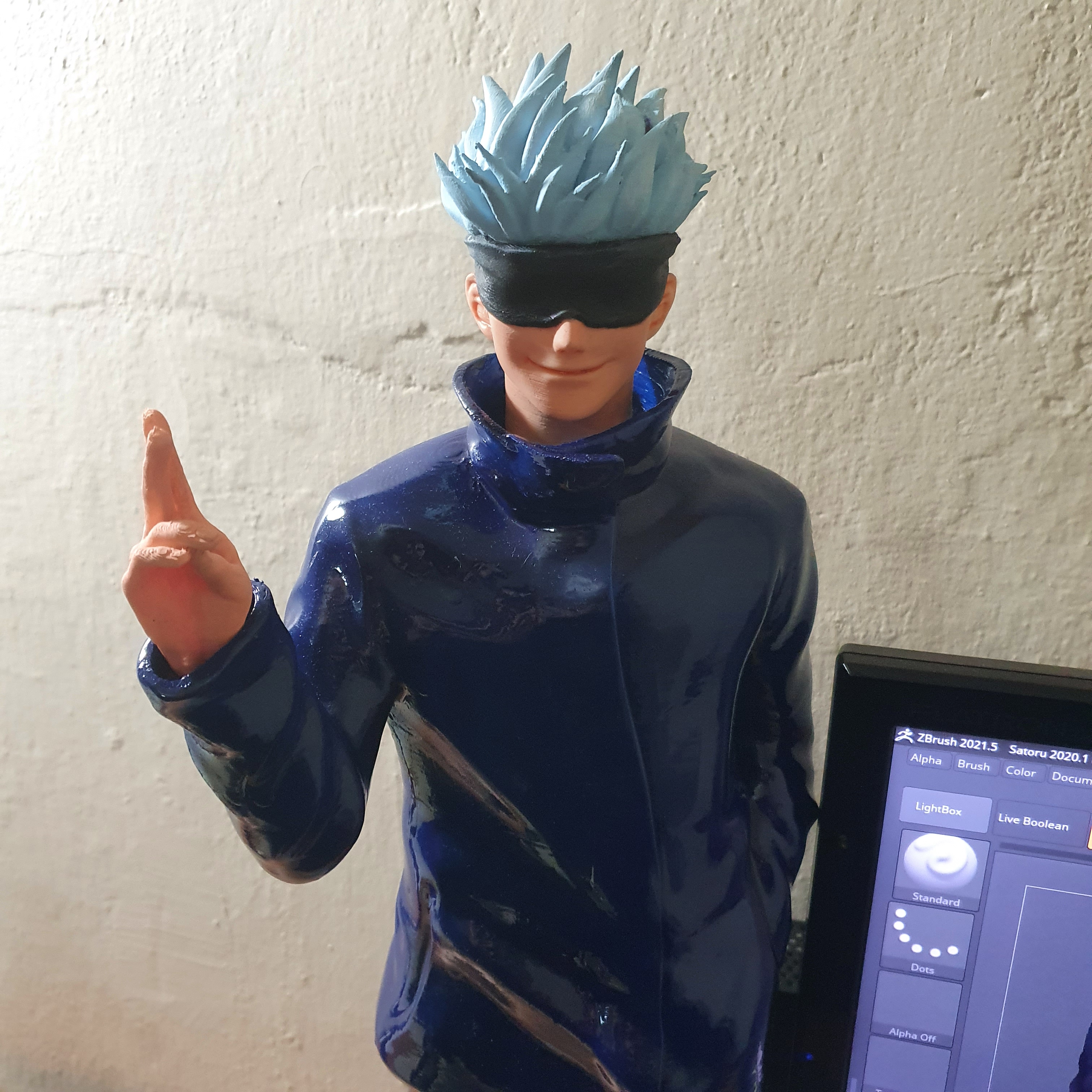 Gojo Rig 3D printing Satoru Gojo Jujutsu Kaisen 3D model • made with Creality CR ...