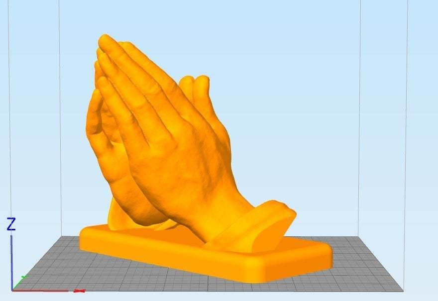 STL-Datei Betende Hände ?・3D-Druck-Idee zum Herunterladen・Cults