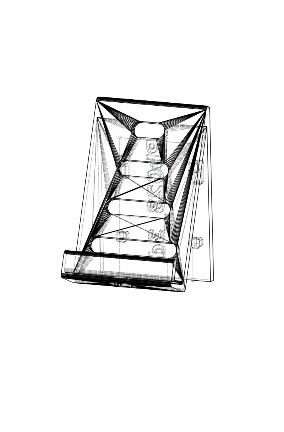 STL file Skadis phone holder (Ikea)・3D printing design to download・Cults