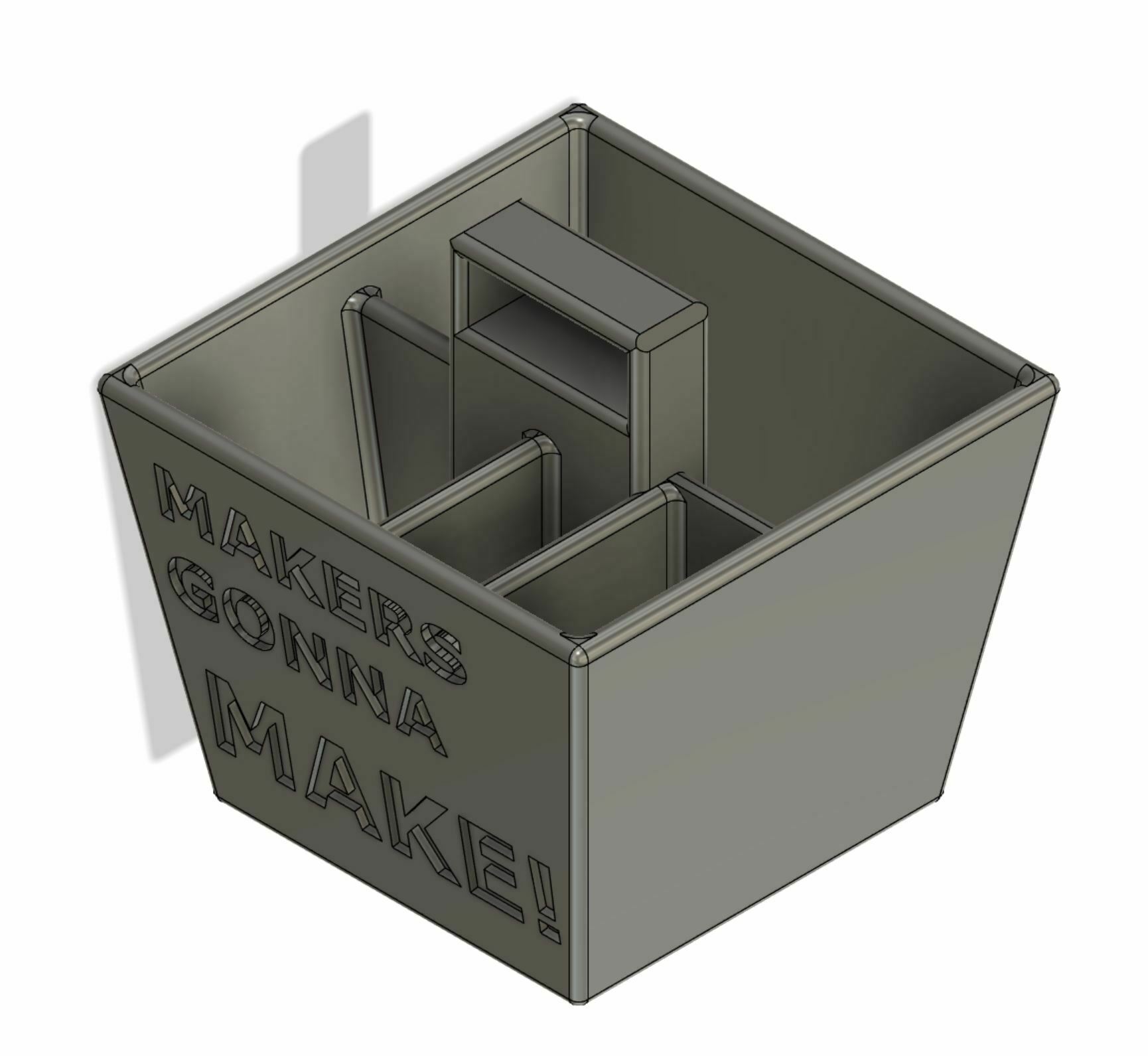 Download free STL file Desk Tool organizer Maker • 3D printer