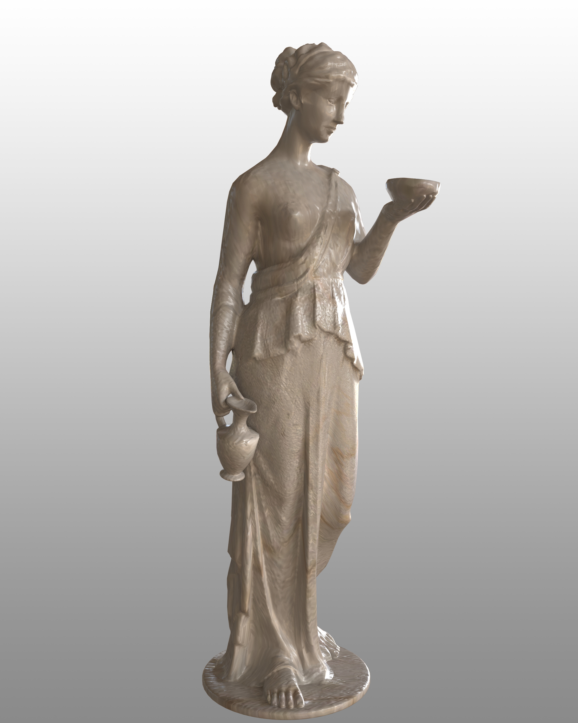 Free STL file Woman Statue・3D print design to download・Cults