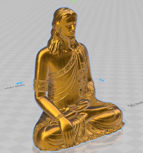 Download STL file Jebus Buddha Jesus Buddha Jesus • 3D printer