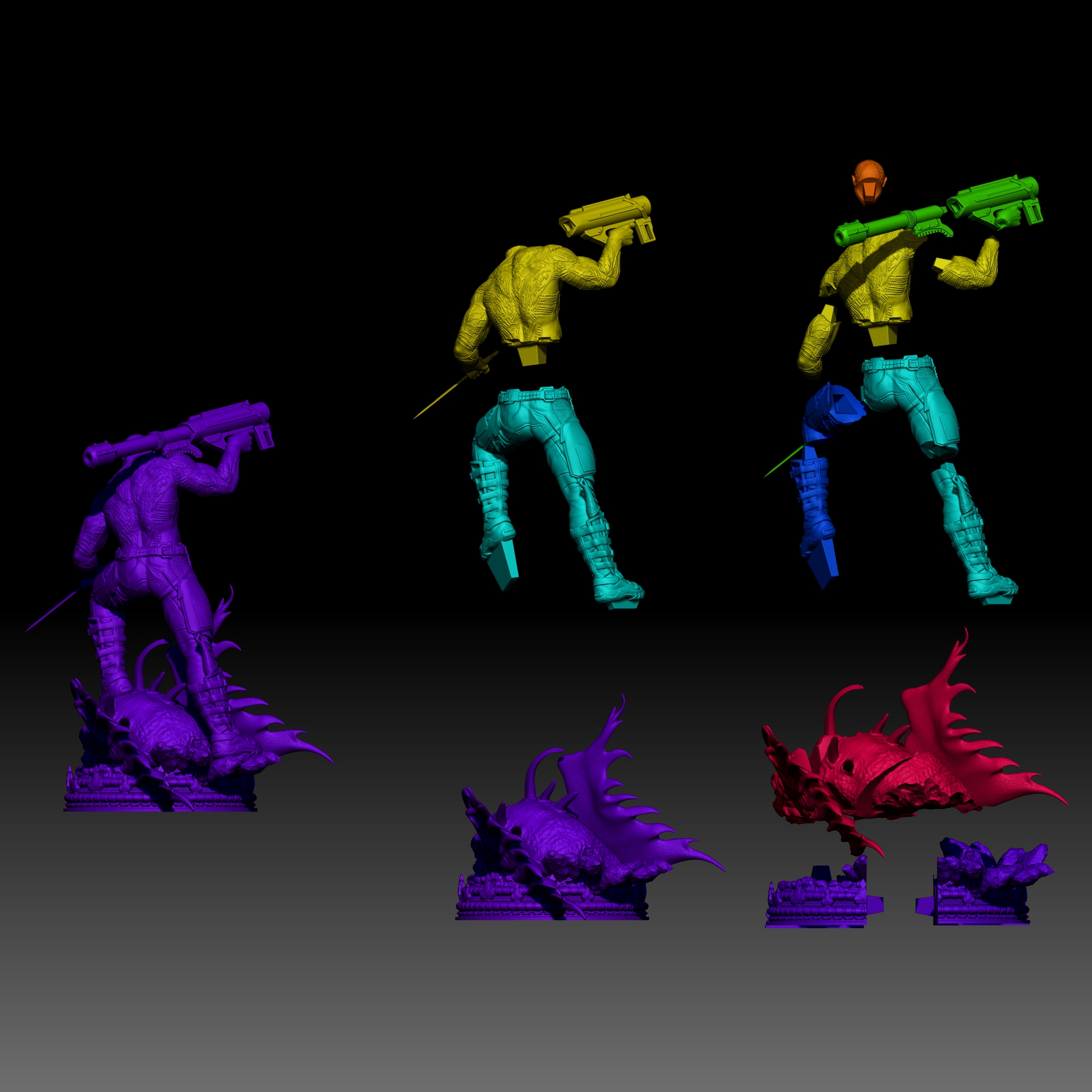 Archivo 3D Wicked Marvel Drax Sculpture: Tested and ready for 3d ...