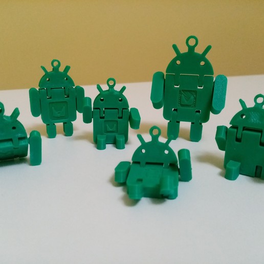 Download free STL file Android Keychain • Design to 3D print ・ Cults