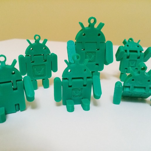 Download free STL file Android Keychain • Design to 3D print ・ Cults