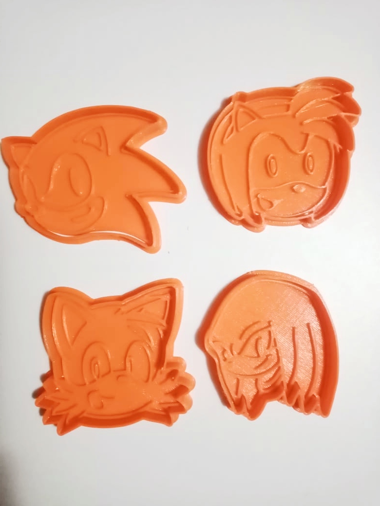 3D printing COOKIES CUTTER / EMPORTEPIÈCE / SONIC COOKIE CUTTERS