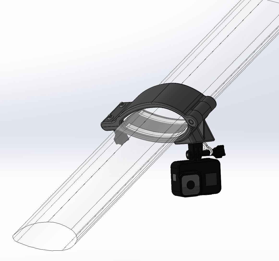 Archivo STL Soporte Gopro para Cessna 172 👽・Modelo para descargar y