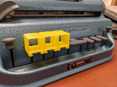 Free STL file Unifix Perkins Brailler Cube・3D printer model to download ...