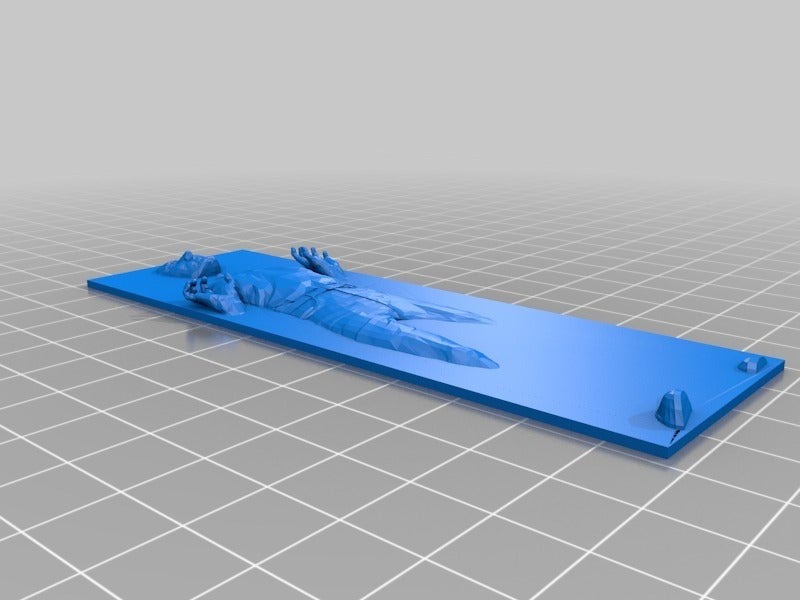 Free STL file Han Solo in Carbonite 🔧・3D print design to download・Cults