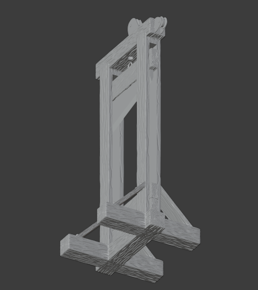 Free 3D file Medieval Guillotine (Updated Version) 🧩・3D printing idea ...