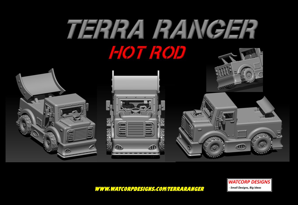 3D file Terra Ranger Wargames Trucks 🚚・Model to download and 3D print・Cults