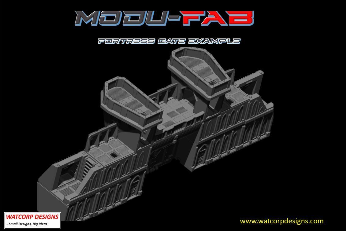 Fichier 3D Modu-Fort - Fort modulaire pour Wargames・Design pour ...