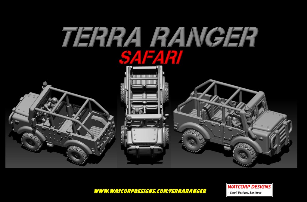 3D file Terra Ranger Wargames Trucks 🚚・Model to download and 3D print・Cults