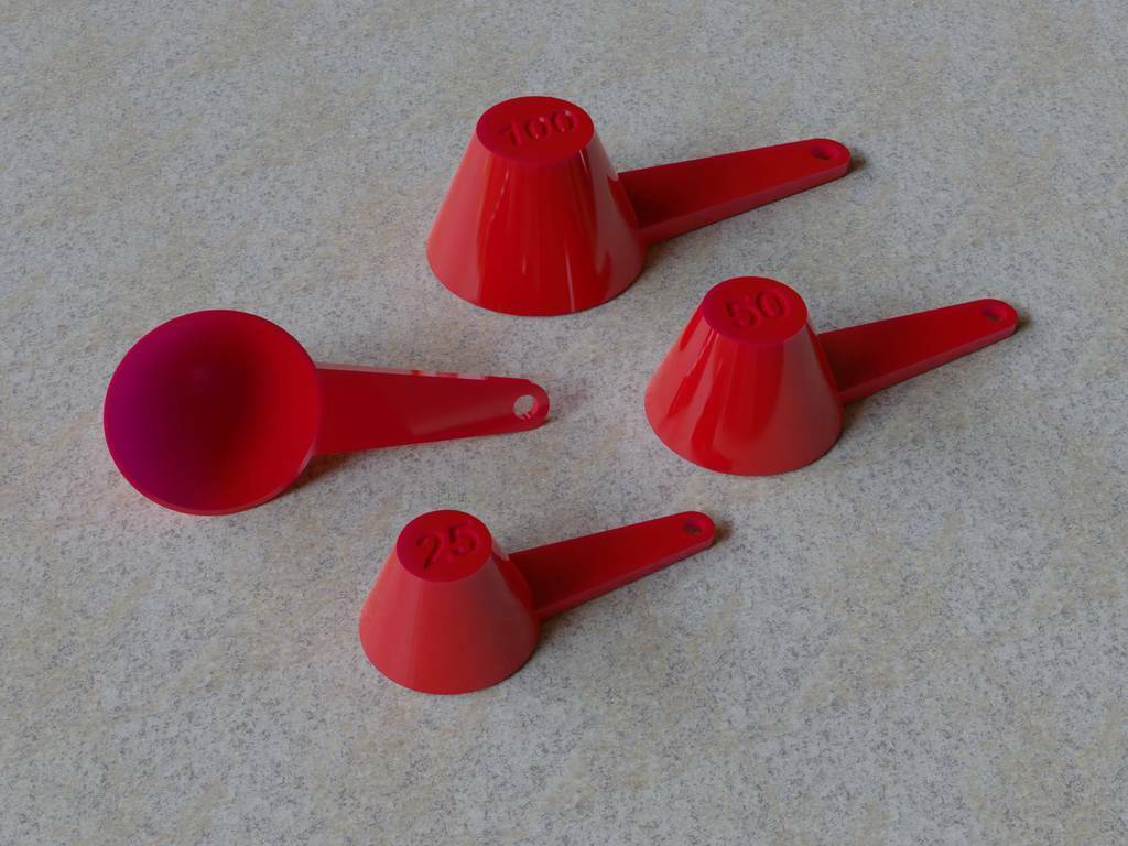 Free 3D file Customizable Measuring Cup - No Supports Required 🔪・3D ...