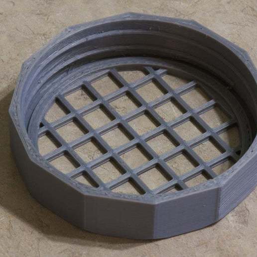 Download free STL file Jar Lid Sifter • 3D printer template ・ Cults