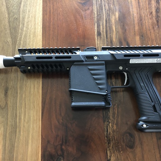 Impresión en 3D EMEK MG100 Stock Barrel Back Muzzle Brake ・ Cults