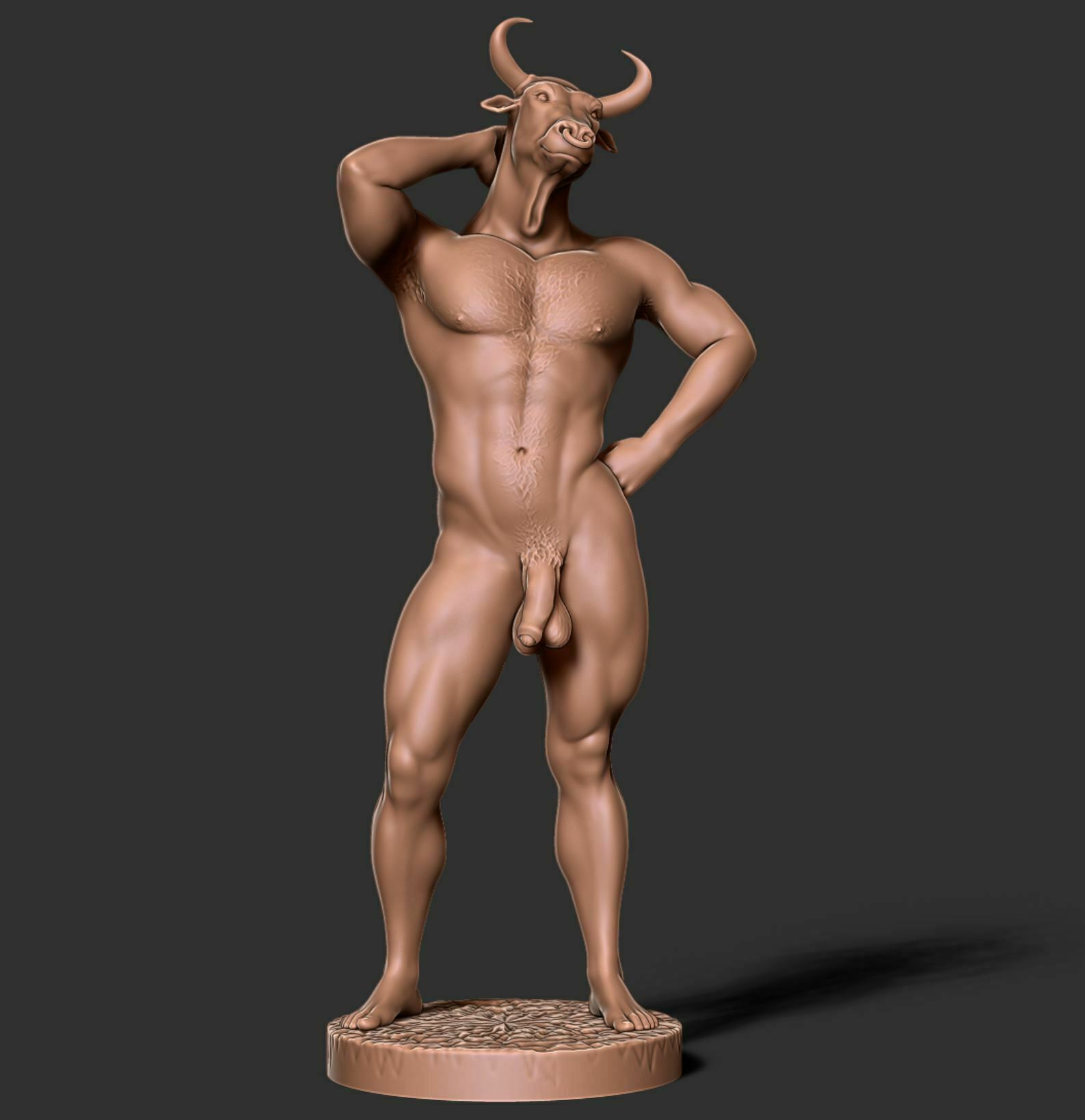 Minotaur nude