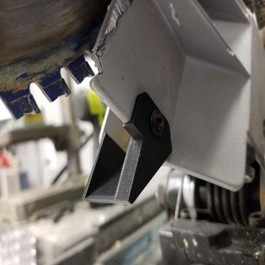 Download free STL files Delta MS250 Miter Saw Dust Catcher ・ Cults