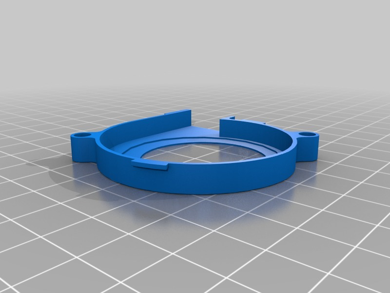 Free 3D file 50mm centrifugal fan replacement shell・Object to download ...