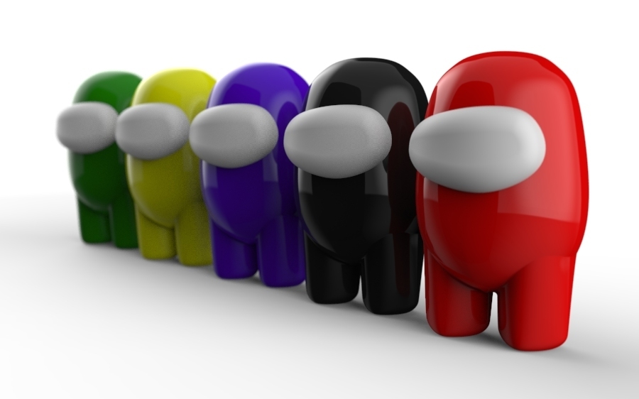 Download free STL file Among us character - Optimized for ...