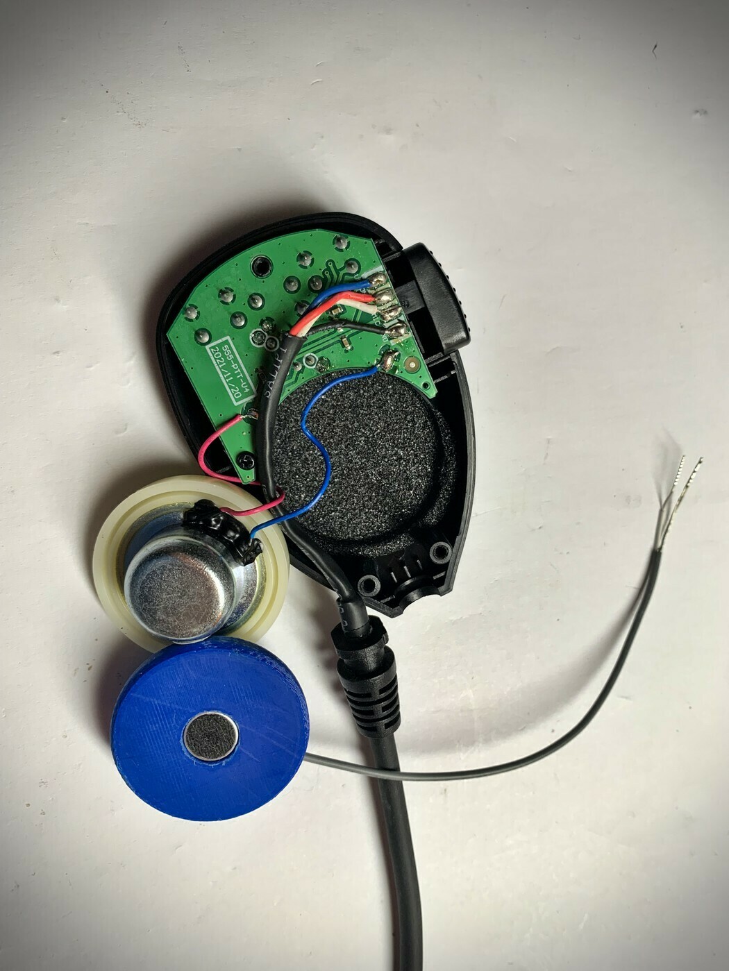 Free 3D file Mic Conversion Dyn2Elec AT5555・Template to download and 3D