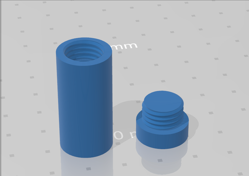 STL file Resizable Cylindric threaded Box・3D printing template to ...