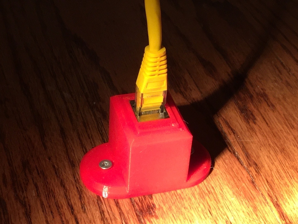 STL file rj45 Keystone Surface Mount for Floor or Desk 🔌・3D