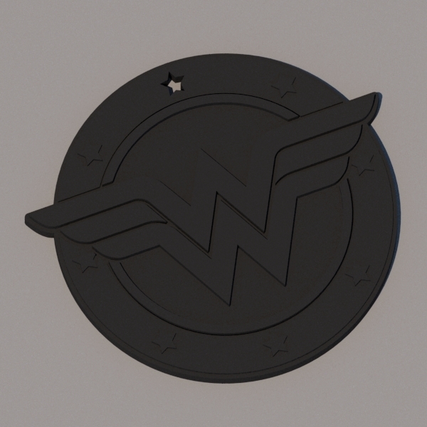 STL file WONDER WOMAN KEYCHAIN 👩・Design to download and 3D print・Cults